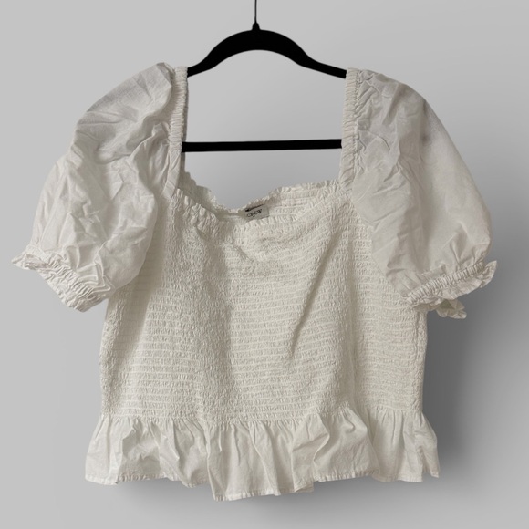 J. Crew White Puff-Sleeve Blouse - Picture 5 of 9